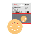 Disco de Lija C470 125mm G320 5u 8P madera y pintura. (Best for Wood and Paint)