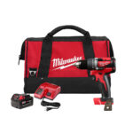 Kit taladro Percutor M18 Milwaukee 2802-20 + cargador y batería 3AH + bolso para herramientas