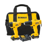 Kit Taladro Atornillador + Atornillador de Impacto Dewalt DCK199C2