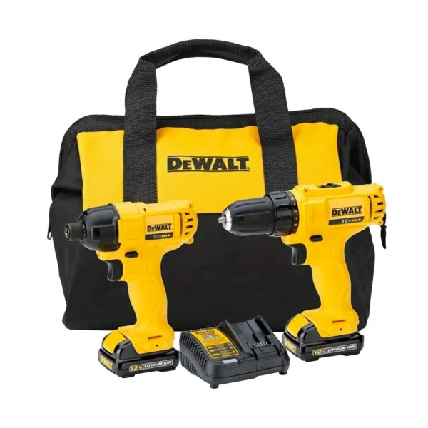 Kit Taladro Atornillador + Atornillador de Impacto Dewalt DCK199C2 Kit Taladro Atornillador + Atornillador de Impacto Dewalt DCK199C2