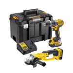 kit Inalámbrico Taladro + Esmeril Dewalt DCK209P2T 20V