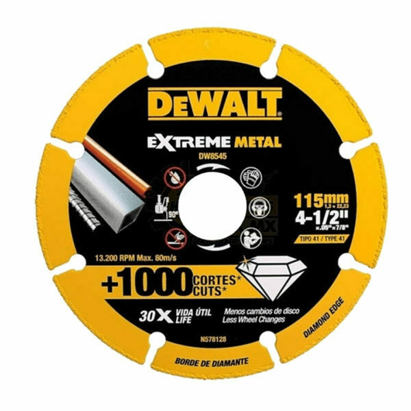 Disco de Corte Diamantado Dewalt DW8545 115mm