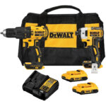 Kit Taladro percutor + atornillador de Impacto dewalt dck223D2-B2c