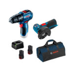 Kit Taladro y Esmeril Inalambrico 12V Bosch