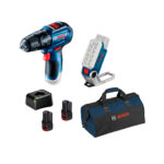 kit taladro y linterna