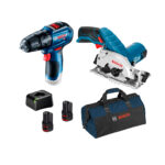 Kit Taladro y Sierra Circular Inalambrica 12V Bosch
