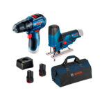 Kit Taladro y Sierra Caladora Inalambrica 12v Bosch