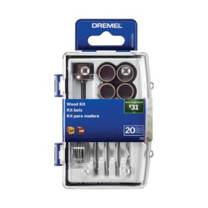 Micro Kit Dremel 20 Accesorios para madera - 733