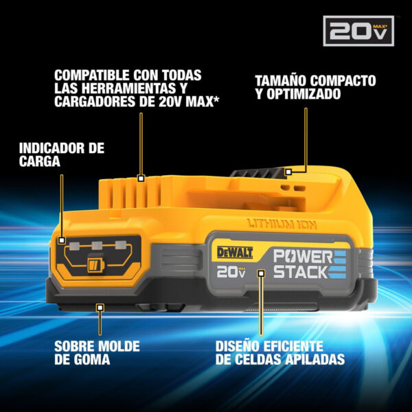Batería Compacta 20v Max Powerstack Dewalt DCBP034