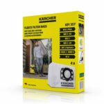 Set 4 Bolsas Aspiradora Karcher WD1-WD3-SE4001 - Imagen 2