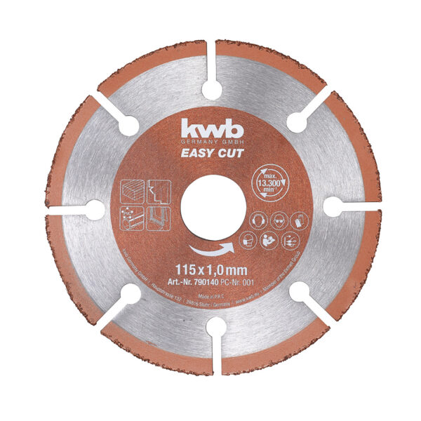 EASY-CUT DISCO DE CORTE 115MM KWB 790140