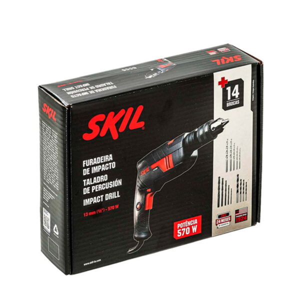 Taladro Percutor Skil 6555 + 14 Brocas
