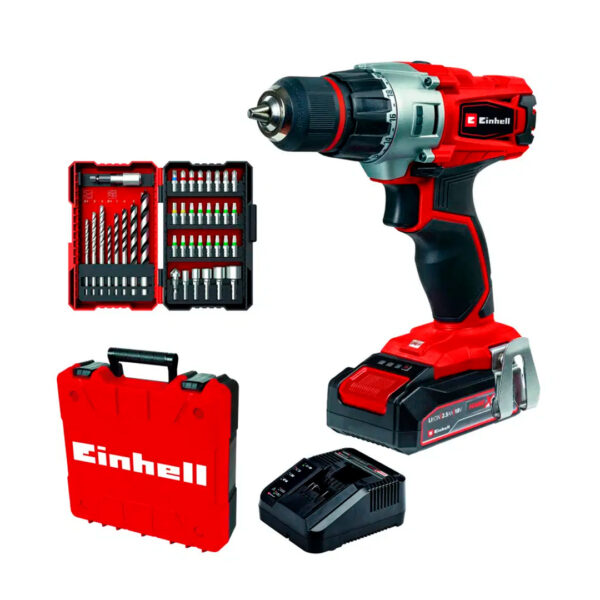 Taladro Inal. Einhell TE-CD 18/2 Li +39 Acc (1x2,5 Ah)