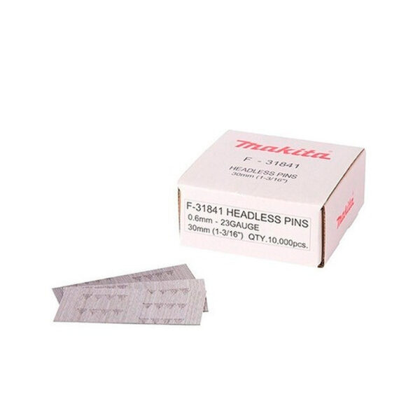 Clavo Aguja 23 Ga - 0.6mm Largo 30mm (10000u) Makita F-31841