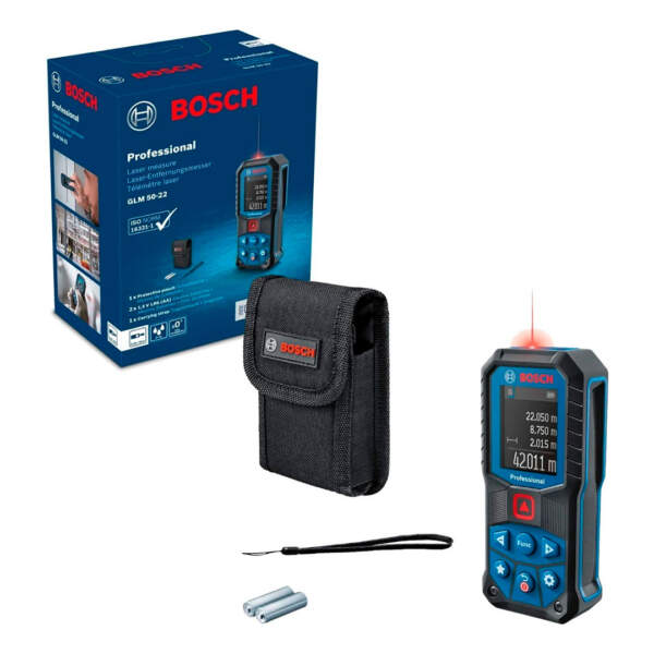 Medidor De Distancia Laser Bosch Glm 50-22 Profesional