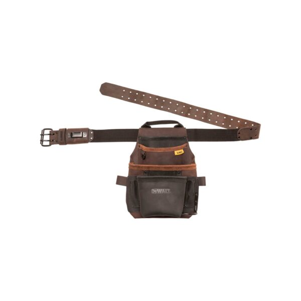 Bolso De Cuero Con Cinturón 12 Bolsillos Dewalt Dwst550115