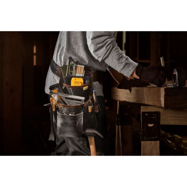 Bolso De Cuero Con Cinturón 12 Bolsillos Dewalt Dwst550115