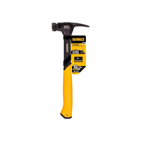 Martillo De Uña Recta Carpintero Acero 20 oz Dewalt Dwht51004