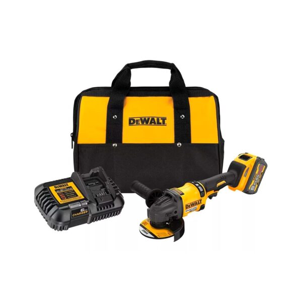 Esmeril Angular Inalámbrico Dewalt Dcg418t1 4 1/2 60v + 1 Batería 6ah y Cargador