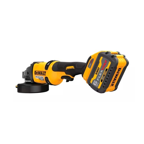 Esmeril Angular Inalámbrico Dewalt Dcg418t1 4 1/2 60v + 1 Batería 6ah y Cargador
