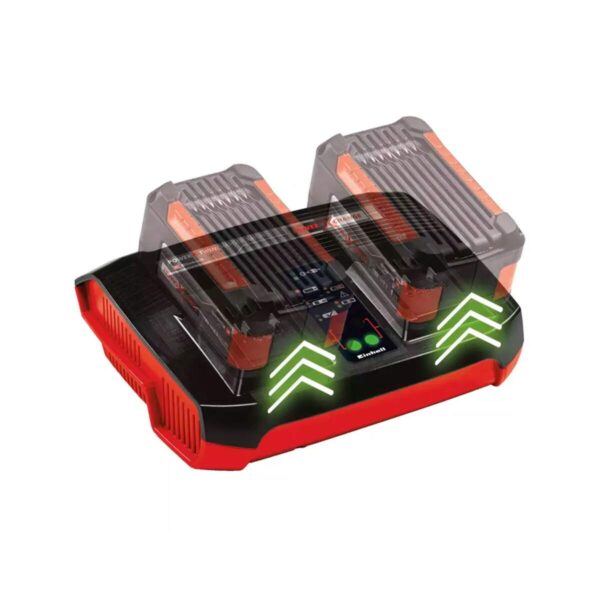 Cargador Doble Einhell + 2 Baterías 4 AH Power X-Change