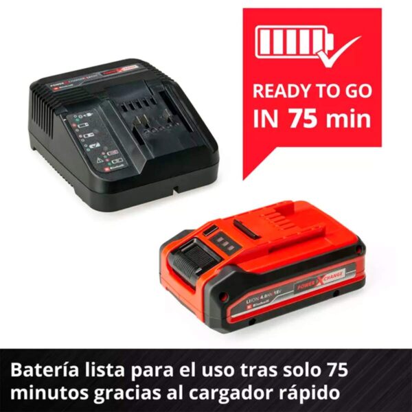 Kit Cargador y Bat. EInhell 4 AH Plus Power X-Change