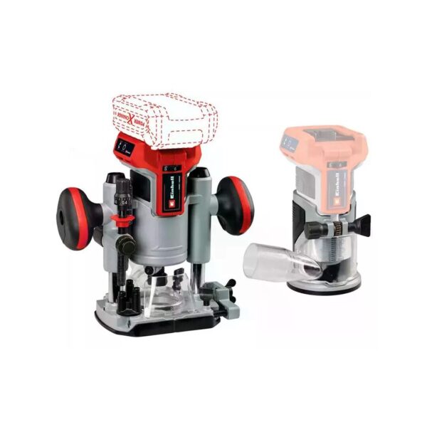 Set Fresadora Inal. Einhell TP-RO 18 Set Li BL - Sin Baterías