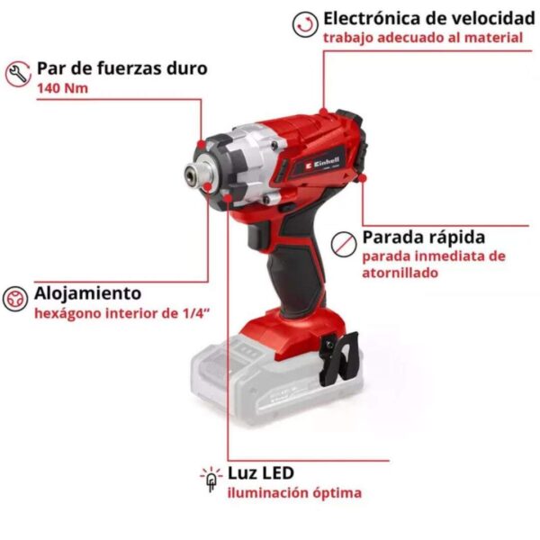 Kit Taladro Percutor y Taladro Atornillador Einhell 18V OP3