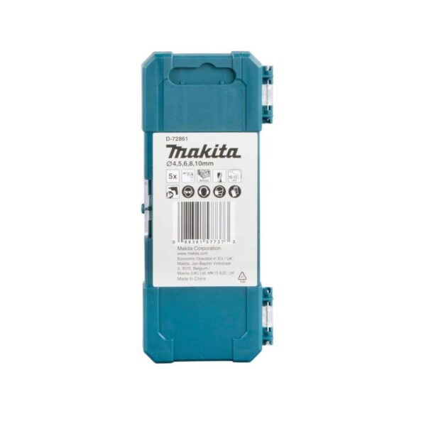 Set Brocas Madera HSS 5 Pzs Makita D-72861