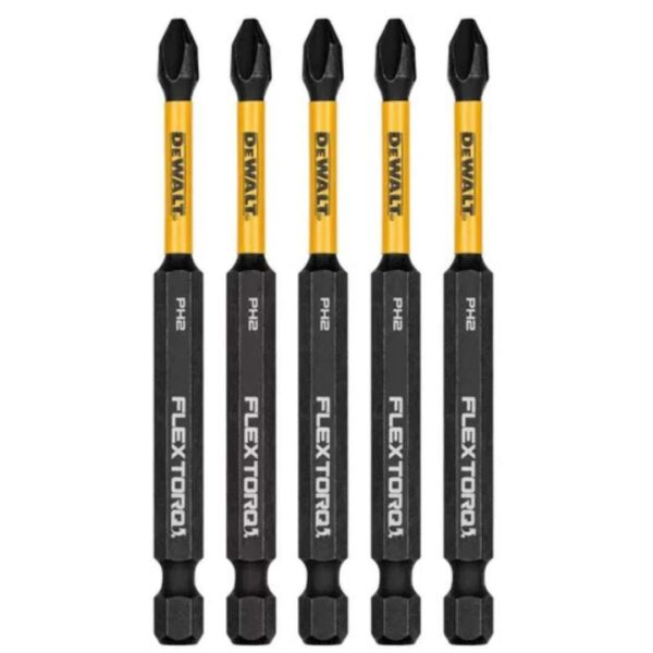 Set 5 Puntas de Impacto Dewalt Flextorq Ph2 X 3.1/2 DWAF3PH2IR5