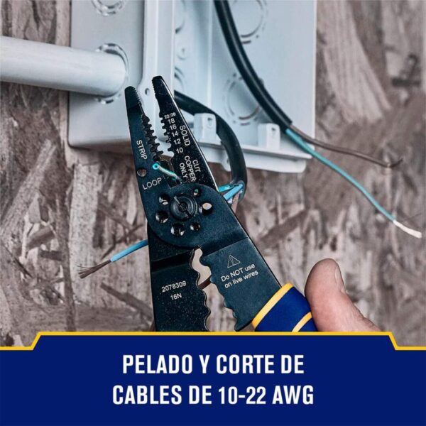 Pelacable Multiherramienta 8 Corta Alambre Irwin 2078309