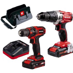 Kit Taladro Percutor y Taladro Atornillador Einhell 18V OP3