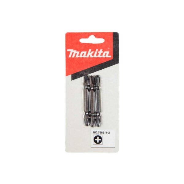 Set 3 Puntas Phillips N°3 X 65 Mm Doble Makita 798311-2