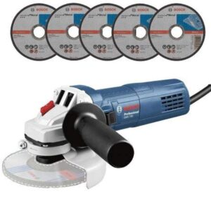 Esmeril Angular Bosch 4 1/2" GWS 700 + 5 Discos