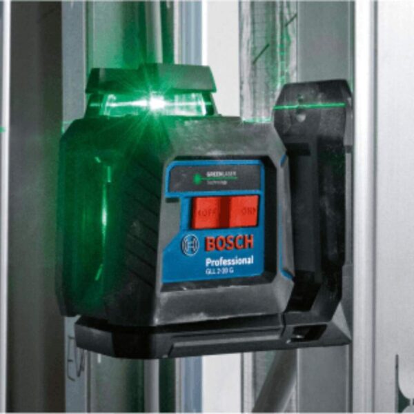 Nivel Láser Verde Bosch Gll 2-20 G 10m + Trípode Bt 150