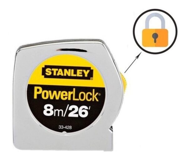 Huincha De Medir 8m/26' Sensor Hcs Stanley 33-428ht