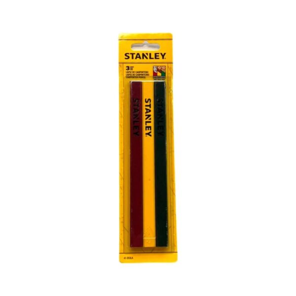 Set de 3 Lápices Carpintero Grafito N°2 Stanley 47-353LA