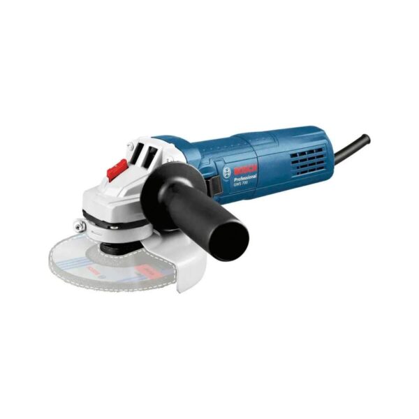 Esmeril Angular Bosch 4 1/2" GWS 700 + 5 Discos - Imagen 1