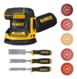 Lijadora Roto Orbital Inal. Dewalt Dcw210b + 25 Lijas + 3 Formones