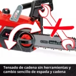 Kit Motosierra Inal. Einhell Ge-lc 18/25-1 -inc. Carg Y Bat - Imagen 2