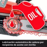 Kit Motosierra Inal. Einhell Ge-lc 18/25-1 -inc. Carg Y Bat - Imagen 4