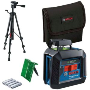 Nivel Láser Verde Bosch Gll 2-20 G 10m + Trípode Bt 150
