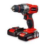 Taladro Ator. Inal. Einhell TE-CD 18/2 Inc. Carg y 2 Bat 2AH
