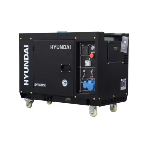 Generador Diesel 6,3 KW Hyundai 78DHY8600SE Partida Elec. - Imagen 1