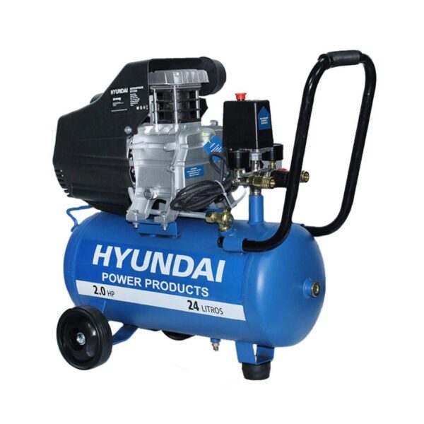 Compresor 24 Lts - 2HP Hyundai 82HYXY24D - Imagen 4