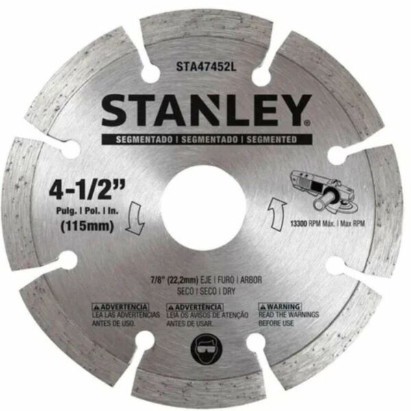 Esmeril Angular Stanley SG7115V10-B2C 4 1/2 7850w + 10 Discos - Imagen 7