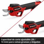 Tijera de Podar Profesional Inal. Einhell GP-LS 18/28 Li BL - Sin Baterías - Imagen 2