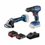 Kit Bosch Taladro GSB 185-li + Esmeril GWS 180-li 18v Brushless