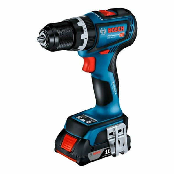 Taladro Percutor Atornillador Bosch GSB 18V-90C + 2 Bat + Maletín - Imagen 2