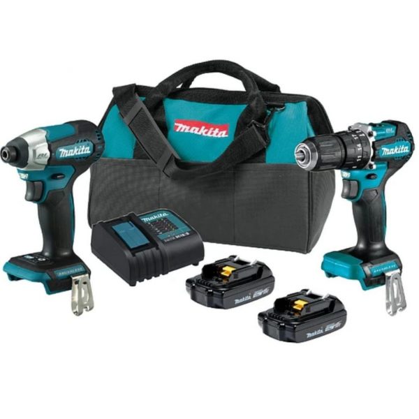 Kit Taladro Percutor + Atornillador Impac 18v Makita DLX2414YX7 - Imagen 5